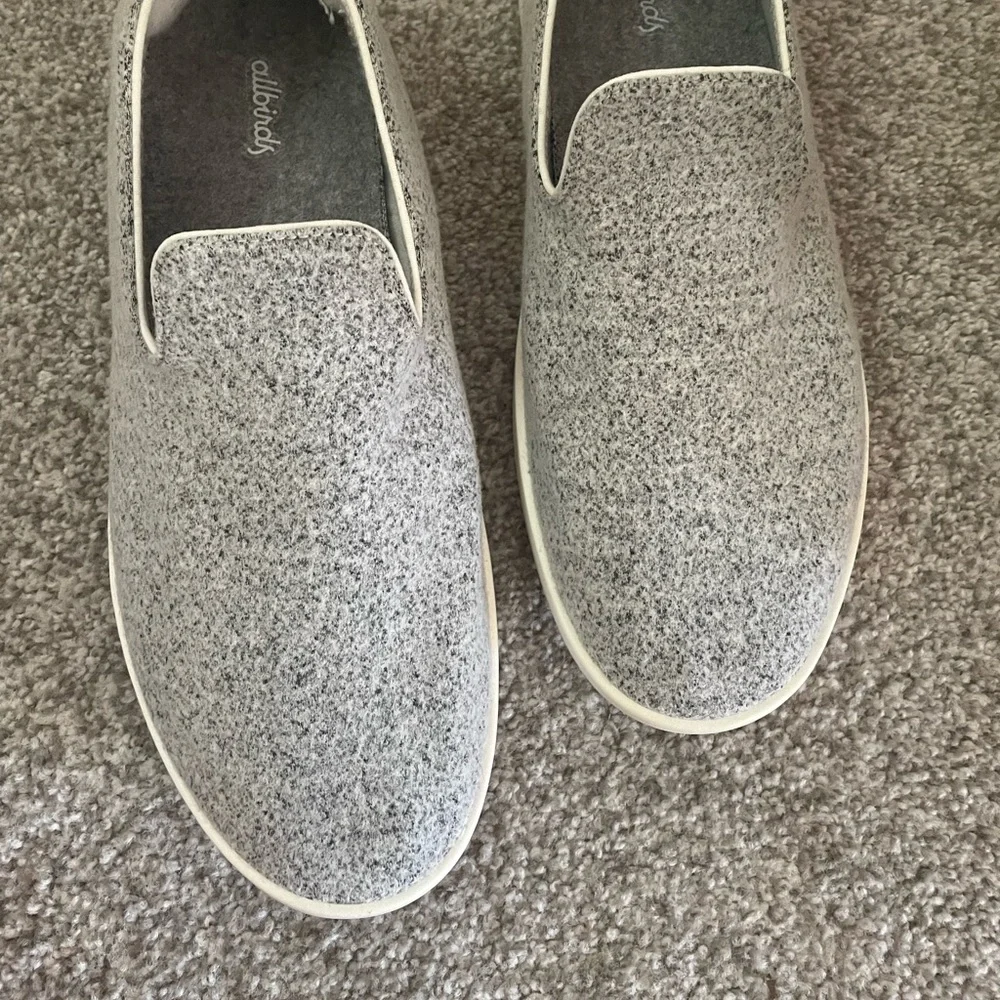 Allbirds size 11 women’s Dapple Gray with cream sole wool lounger - Picture 2 of 7